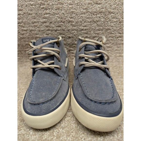 Sperry Pier Crest Ankle Deck Boots Women’s 6M Light Blue Memory Foam Waterproof - Picture 7 of 11